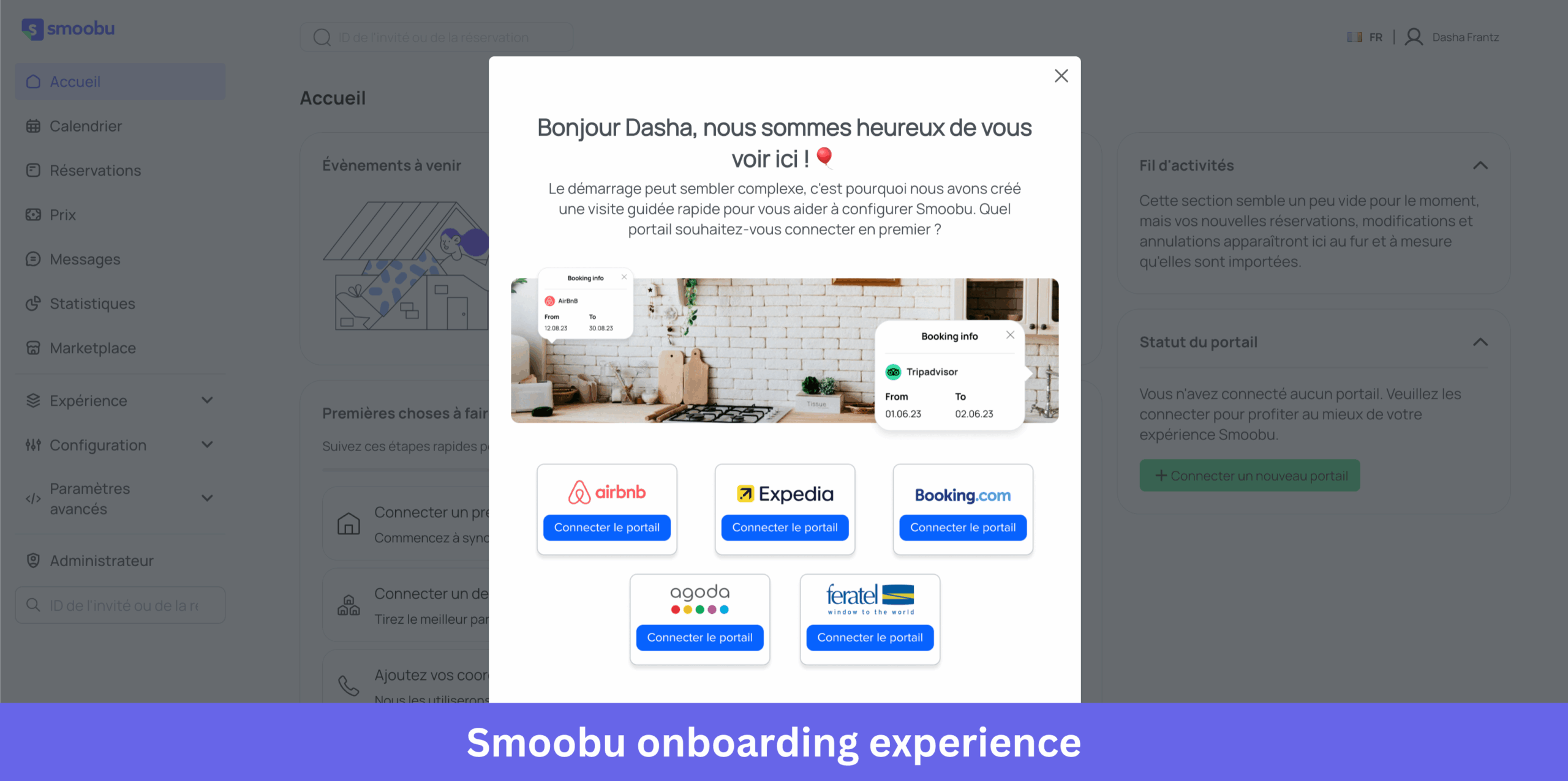 Smoobu onboarding experience