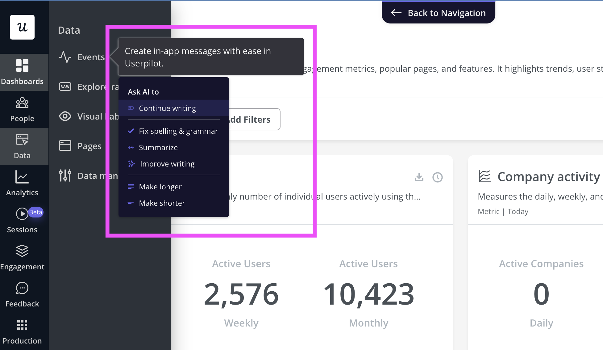 userpilot-ai-writing-assistant
