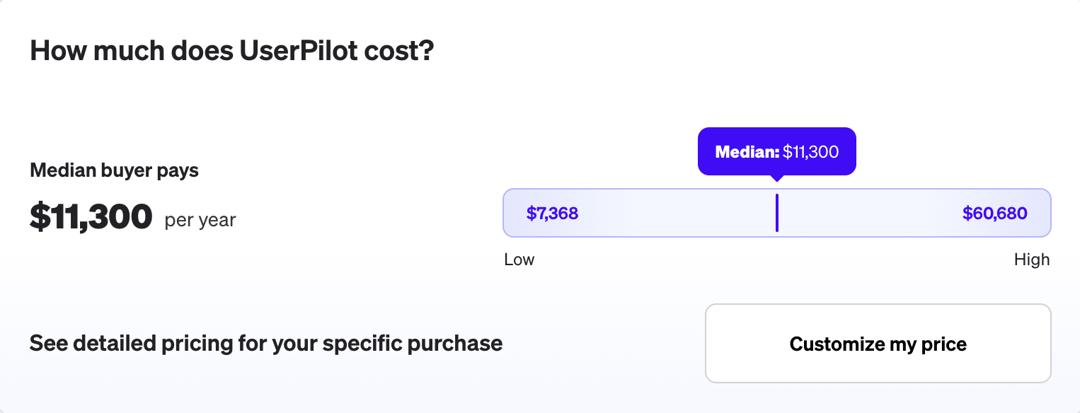 userpilot cost vendr