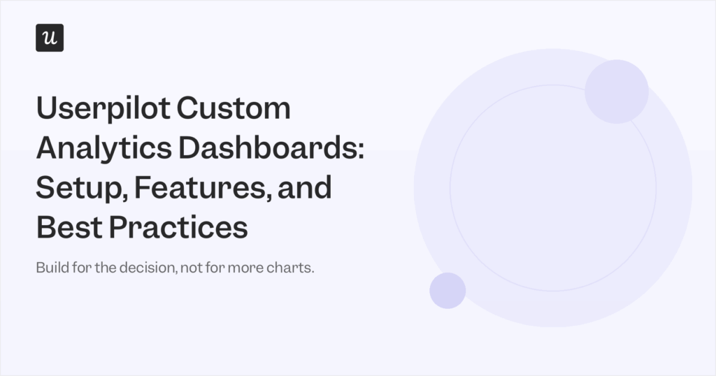 Userpilot Custom Analytics Dashboards: Setup, Features, and Best Practices