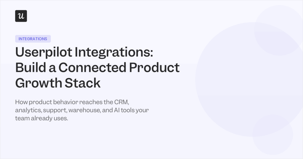 Userpilot Integrations: Build a Connected Product Growth Stack