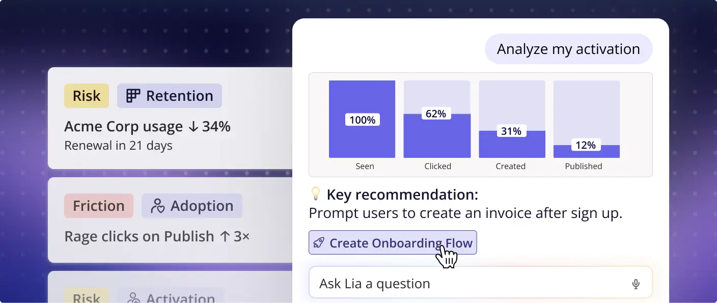 Lia, Userpilot's AI agent