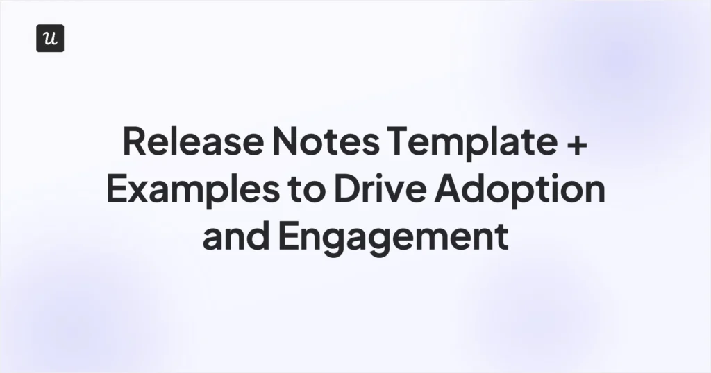 Customize release notes template with examples