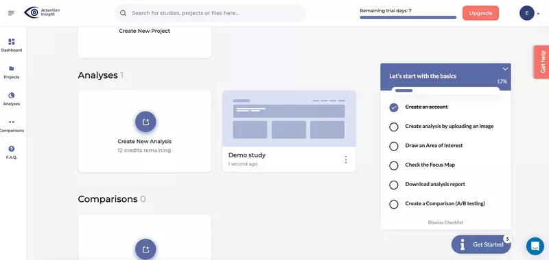 Attention Insight onboarding checklist