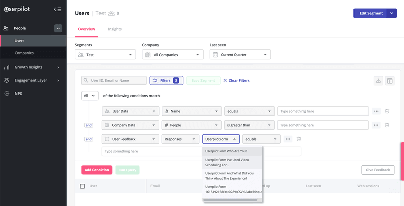 Screenshot of Userpilot