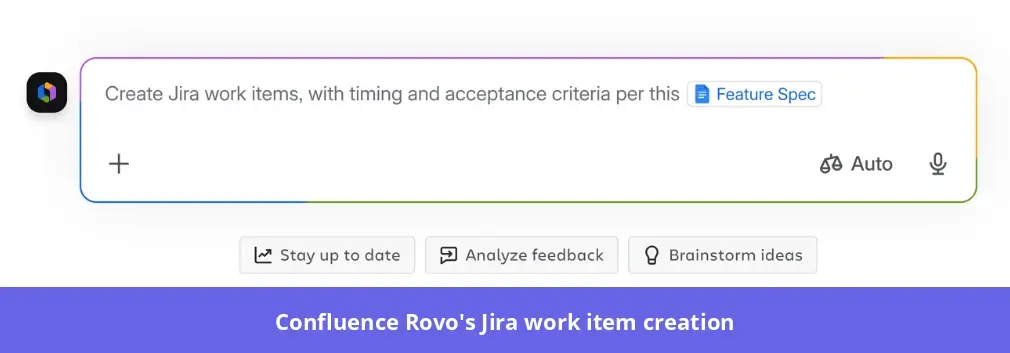 Atlassian's Rovo AI assistant