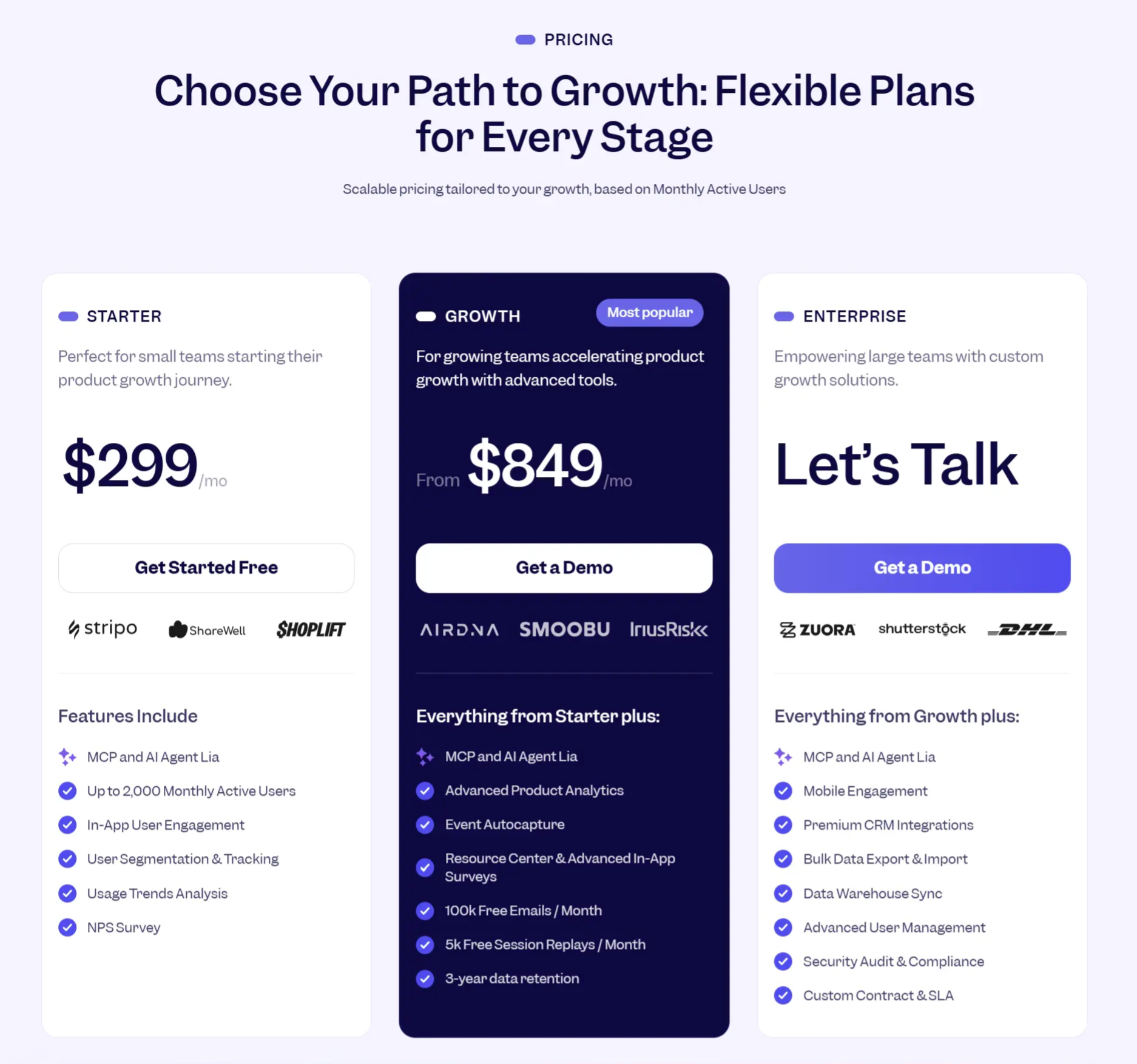 Userpilot pricing plans